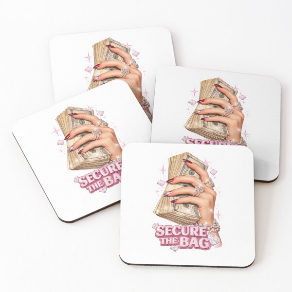 Item preview, Secure The Bag – Pink Money Baddie Aesthetic Design designed and sold by Aura.Creative.