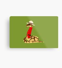 Mountie Python Metal Print