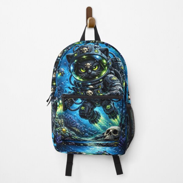 Item preview, “Deep Sea Cyber Cat” designed and sold by FontheadArt.
