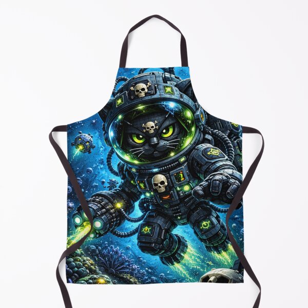 Item preview, “Deep Sea Cyber Cat” designed and sold by FontheadArt.