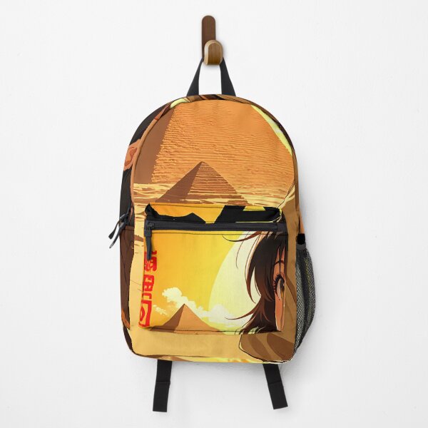 Item preview, CAIRO Egypt - 90s Retro Anime Travel Poster - Desert Explorer Adventure designed and sold by ShadowsInk.