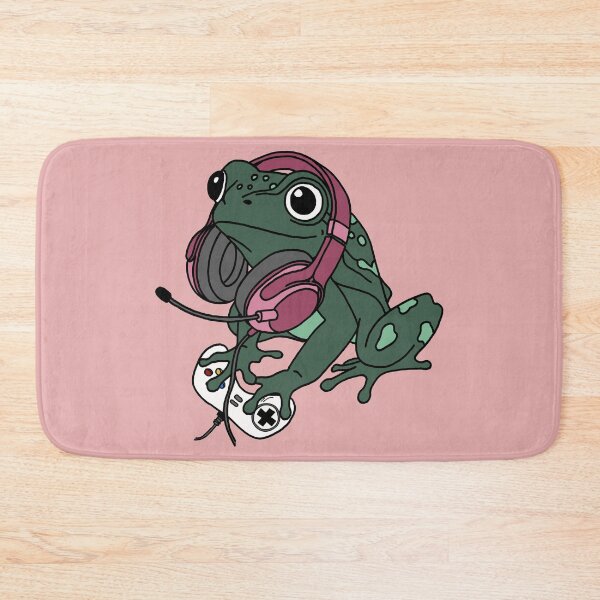Item preview, Cool Gamer Frog designed and sold by Pamelarts.