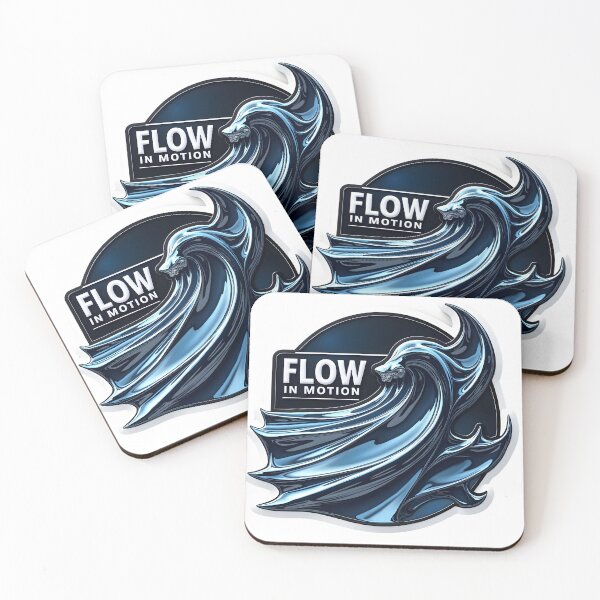 Item preview, Flow in Motion — Metallic Wave Sticker designed and sold by Creative-RE.