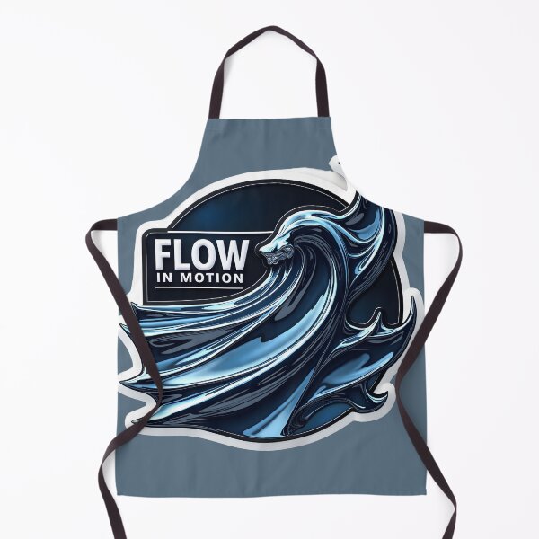 Item preview, Flow in Motion — Metallic Wave Sticker designed and sold by Creative-RE.