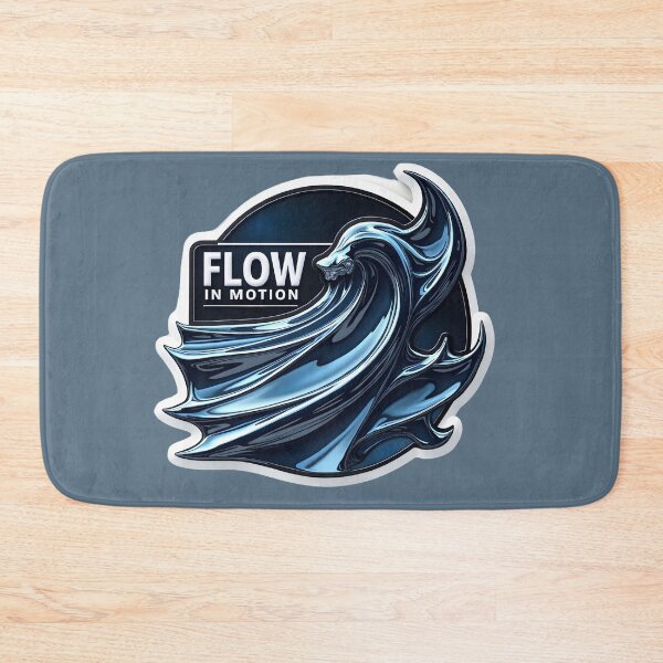 Item preview, Flow in Motion — Metallic Wave Sticker designed and sold by Creative-RE.