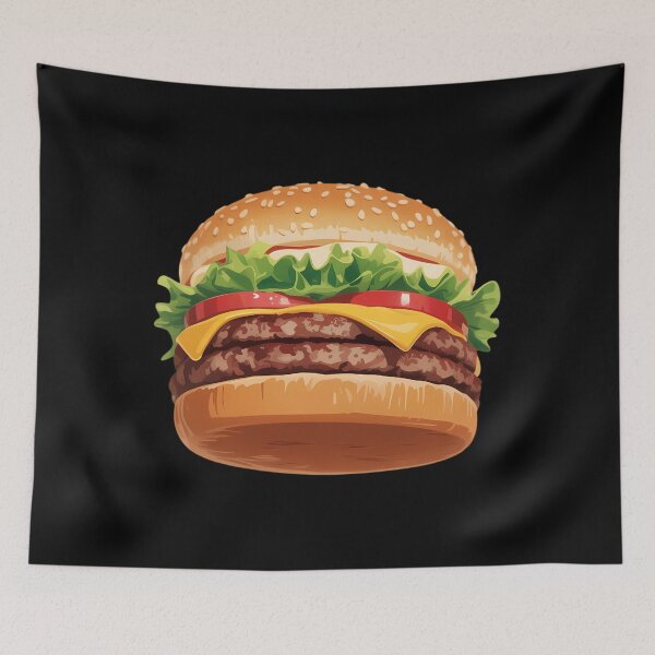 Item preview, Hamburger Burger Food Day Buns Cheeseburger Grilling designed and sold by Formatage.