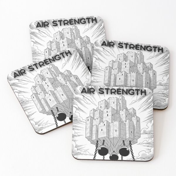 Item preview, Scene of an air fortress, in a minimalist comic or manga style designed and sold by Gamershop22025.
