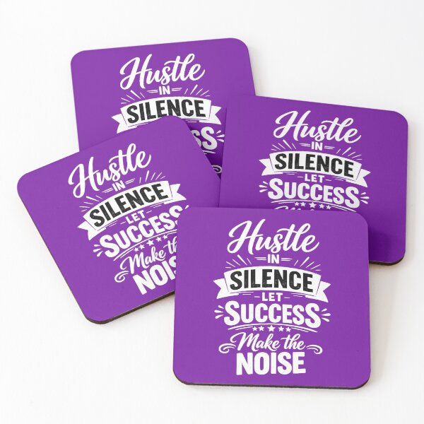 Item preview,  Hustle in Silence Let Success Make the Noise. Motivational Quote designed and sold by DesignHouse07.