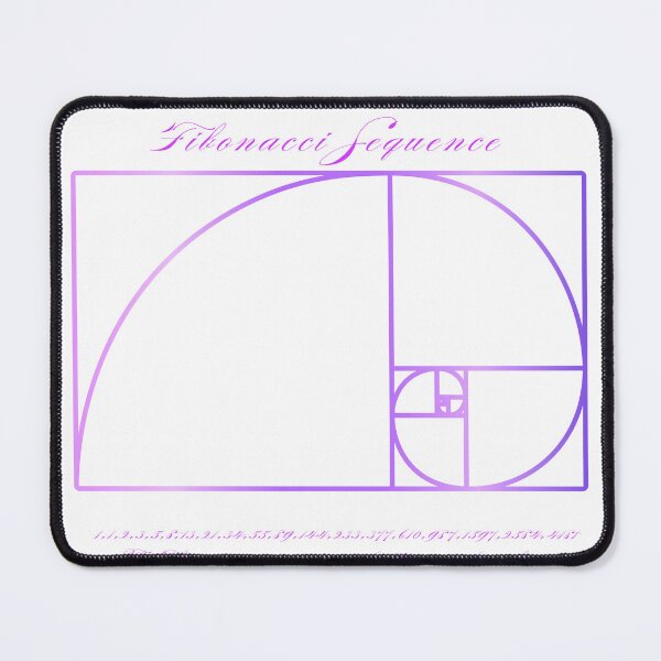Item preview, Fibonacci sequence Golden ratio Purple designed and sold by SacredTemple888.