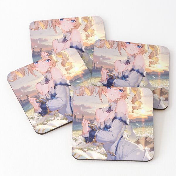 Item preview, Barbara Genshin Impact Sunset Flower Field Serenade designed and sold by 108Recordings.
