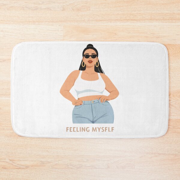 Item preview, Feeling Myself – Confident Curvy Girl Body Positive Design designed and sold by Aura.Creative.