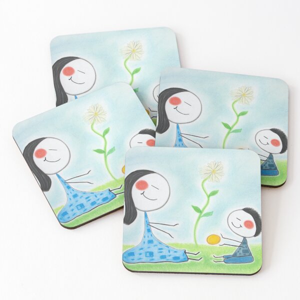Item preview, Mother and Child Playing with a Ball  designed and sold by Ameljor Designs.