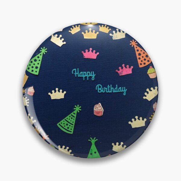 Item preview, Royal Birthday Bash – Whimsical Party Hat & Crown Collage designed and sold by urvashiagra78.