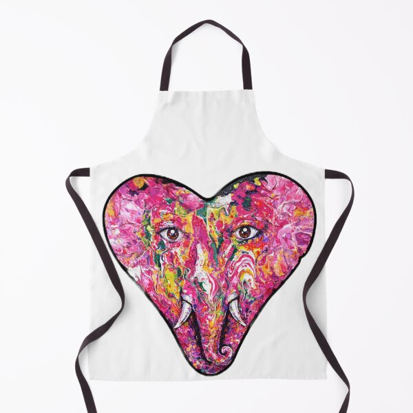 Item preview, Psychedelic Elephant Heart – Abstract Love & Strength Art designed and sold by BigBobInk.