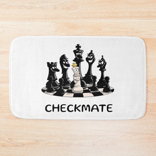 Item preview, Funny Chess King Surrounded – Cartoon Strategy Design designed and sold by ArdjaN_PL.