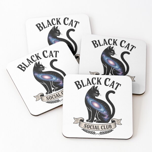 Item preview, Halloween Coquette Spooky Season Fall Trendy Halloween Black Cat Social Club designed and sold by Formatage.