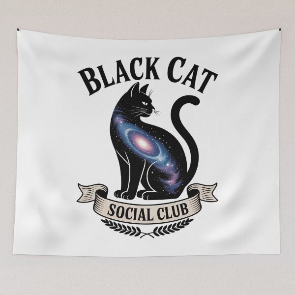 Item preview, Halloween Coquette Spooky Season Fall Trendy Halloween Black Cat Social Club designed and sold by Formatage.