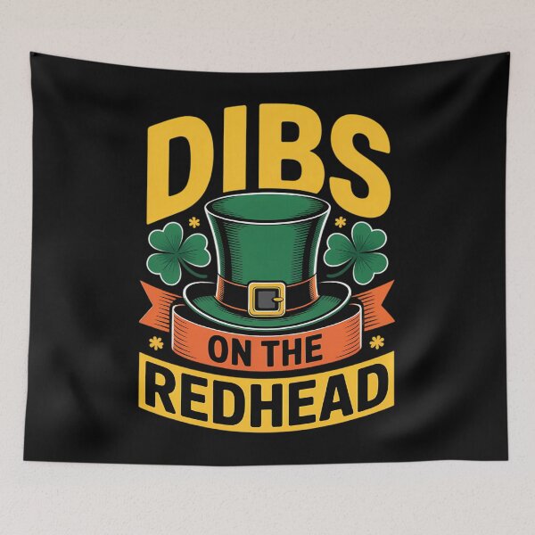 Item preview, Dibs on the Redhead, St. Patricks Day designed and sold by Formatage.