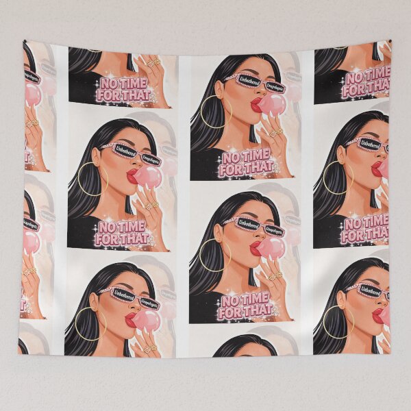 Item preview, No Time For That – Unbothered Baddie Aesthetic Girl Design designed and sold by Aura.Creative.