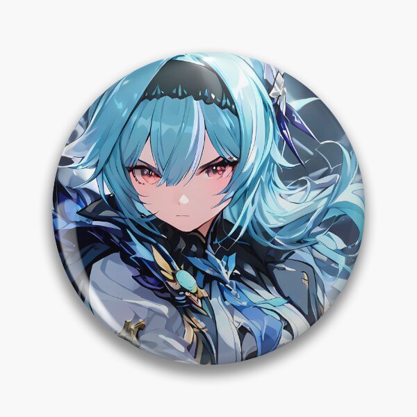 Item preview, Eula Genshin Impact Epic Ice Blade Duel Stormy Aura designed and sold by 108Recordings.
