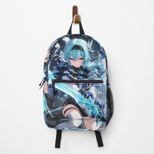 Item preview, Eula Genshin Impact Epic Ice Blade Duel Stormy Aura designed and sold by 108Recordings.