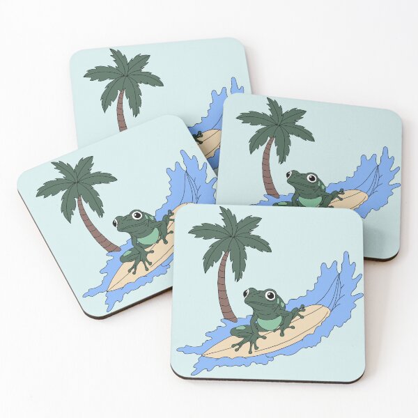 Item preview, Cool Surfing Frog designed and sold by Pamelarts.