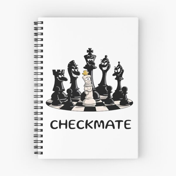 Item preview, Checkmate Chess Funny Design – Surrounded King Cartoon designed and sold by ArdjaN_PL.