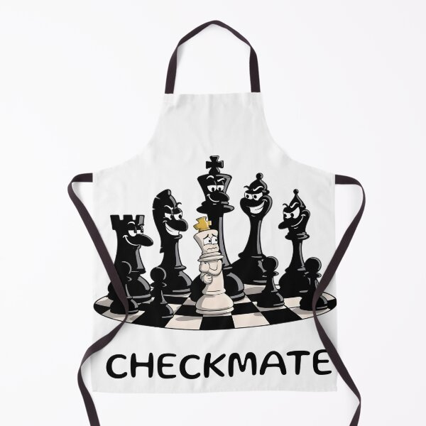 Item preview, Checkmate Chess Funny Design – Surrounded King Cartoon designed and sold by ArdjaN_PL.