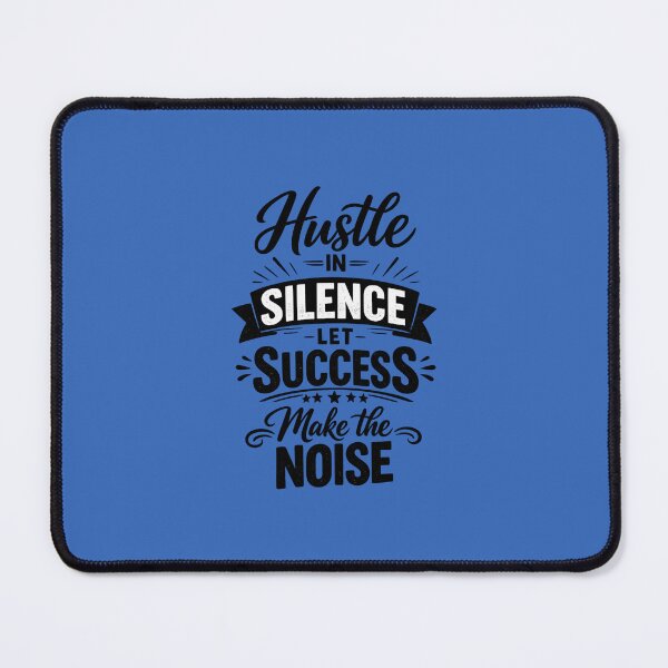 Item preview, Hustle in Silence Let Success Make the Noise. Motivational Quote designed and sold by DesignHouse07.