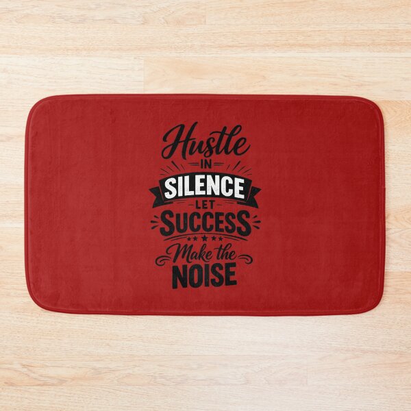 Item preview, Hustle in Silence Let Success Make the Noise. Motivational Quote designed and sold by DesignHouse07.