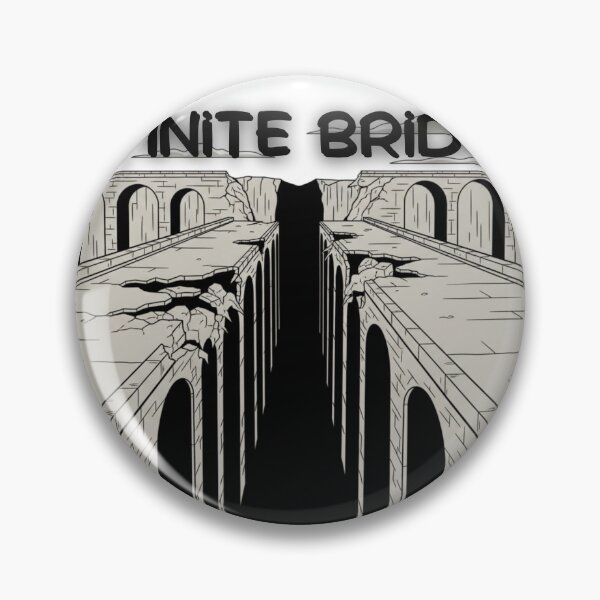 Item preview, A classic bridge in ruins, in a minimalist comic or manga style designed and sold by Gamershop22025.