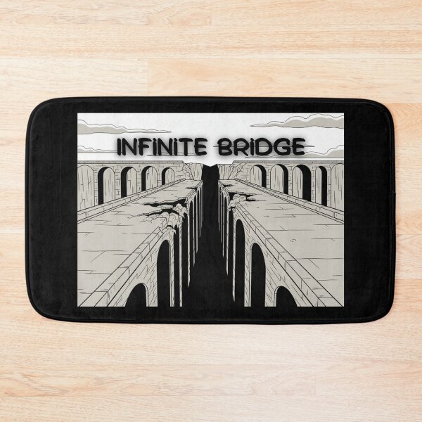 Item preview, A classic bridge in ruins, in a minimalist comic or manga style designed and sold by Gamershop22025.