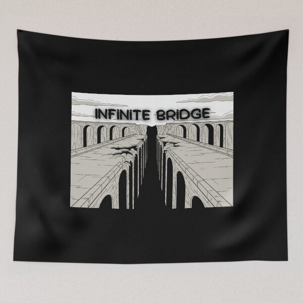 Item preview, A classic bridge in ruins, in a minimalist comic or manga style designed and sold by Gamershop22025.