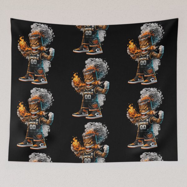 Item preview, Tampa Bay Smoke Basketball Mascot Graphic designed and sold by RDGNR.