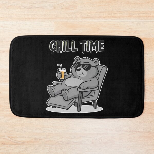 Artikelvorschau, Chill Time Bär Sonnenbrille Entspannender Cartoon entworfen und verkauft von Taridesign.