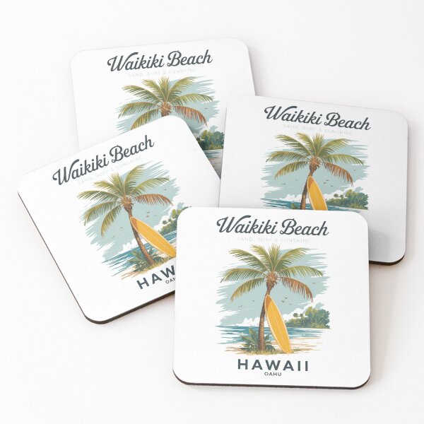 Item preview, Beach Oahu Hawaii Surfing designed and sold by Formatage.