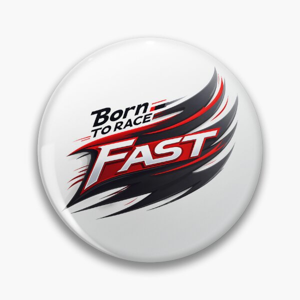 Item preview, Born to Race — Fast Motion Racing Sticker designed and sold by Creative-RE.