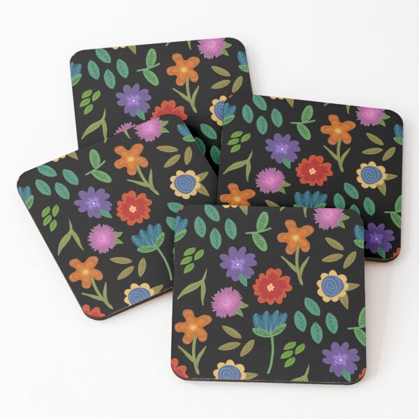 Item preview, Retro Color Organic Flowers designed and sold by CreativeThisWay.