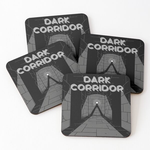 Item preview, Dungeon corridor scene, in a minimalist comic or manga style designed and sold by Gamershop22025.