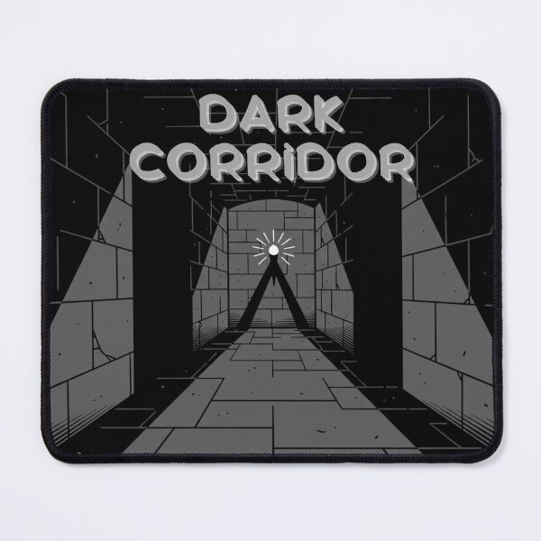 Item preview, Dungeon corridor scene, in a minimalist comic or manga style designed and sold by Gamershop22025.
