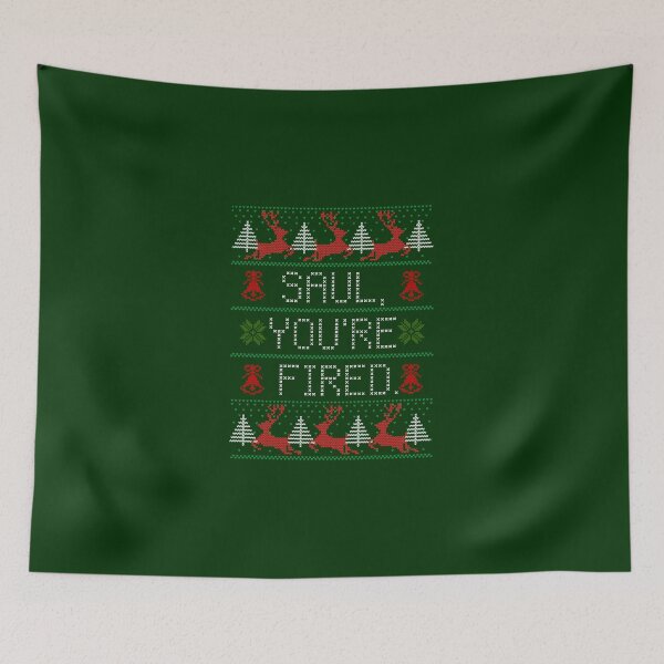 Item preview, Saul, You're Fired Ugly Christmas Sweater designed and sold by Normbot2000.