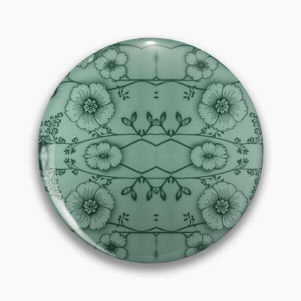 Item preview, Cherry Blossom Flower Pattern Green designed and sold by SacredTemple888.