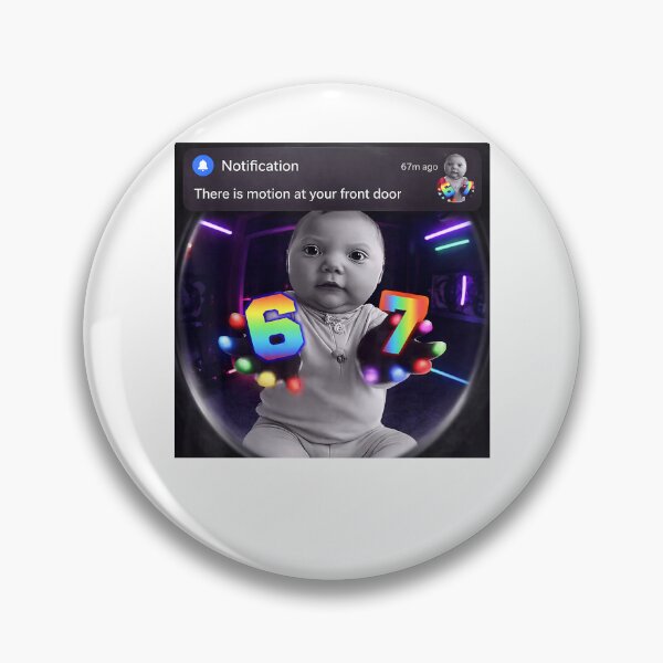 Item preview, Funny AI Baby Gloves Led 67 Motion At Your Front Door Meme Brainrot Meme designed and sold by RDGNR.