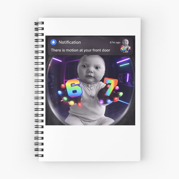 Item preview, Funny AI Baby Gloves Led 67 Motion At Your Front Door Meme Brainrot Meme designed and sold by RDGNR.