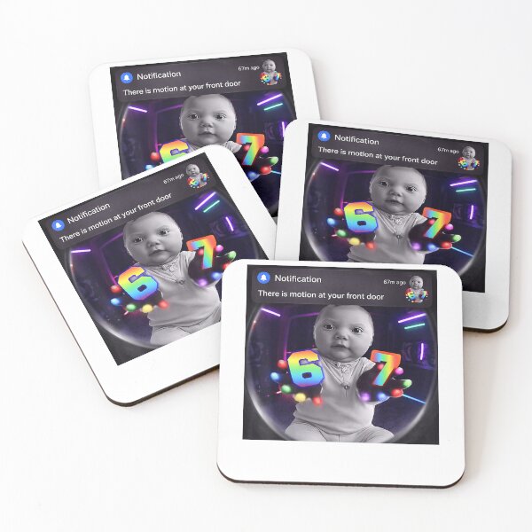 Item preview, Funny AI Baby Gloves Led 67 Motion At Your Front Door Meme Brainrot Meme designed and sold by RDGNR.