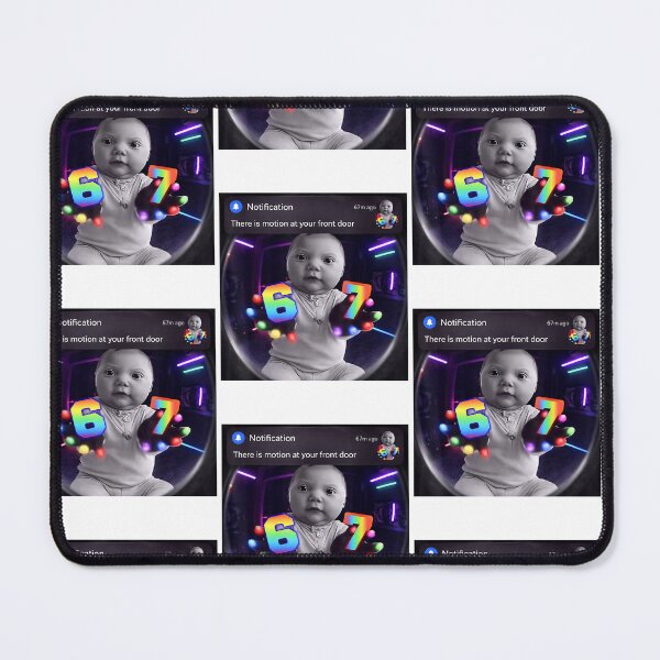 Item preview, Funny AI Baby Gloves Led 67 Motion At Your Front Door Meme Brainrot Meme designed and sold by RDGNR.
