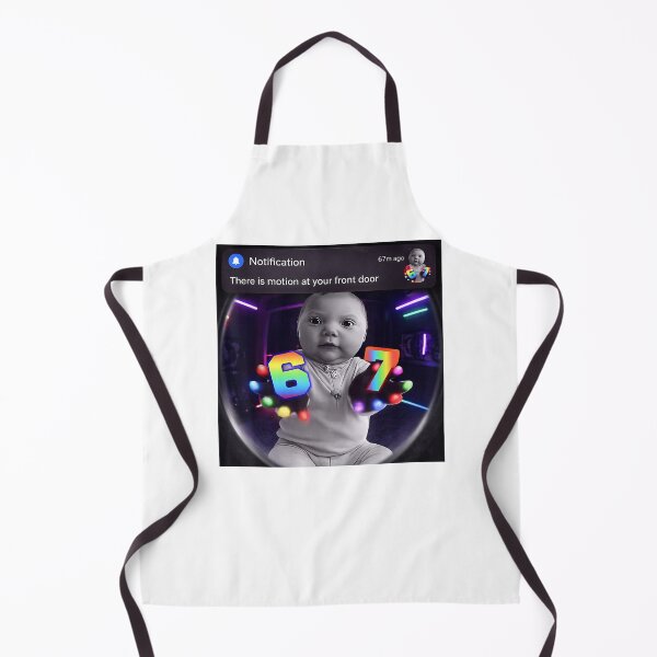 Item preview, Funny AI Baby Gloves Led 67 Motion At Your Front Door Meme Brainrot Meme designed and sold by RDGNR.
