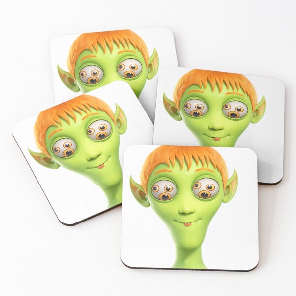 Item preview, Goofy Alien Face – Cute Trippy Cartoon Character designed and sold by BigBobInk.