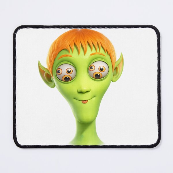 Item preview, Goofy Alien Face – Cute Trippy Cartoon Character designed and sold by BigBobInk.