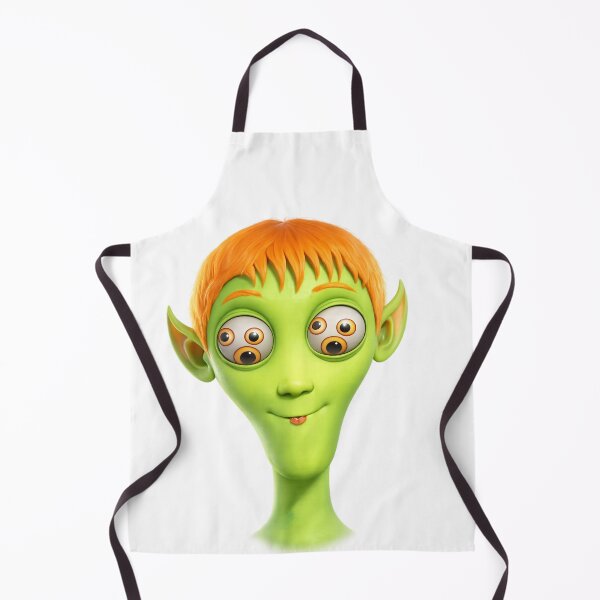 Item preview, Goofy Alien Face – Cute Trippy Cartoon Character designed and sold by BigBobInk.